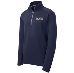 blue fleece with the MHealthy logo and Active U 2024 written on it
