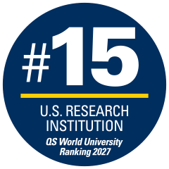 #15 U.S. Research Institution - QS World University Ranking 2027