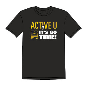 unisex active u t-shirt