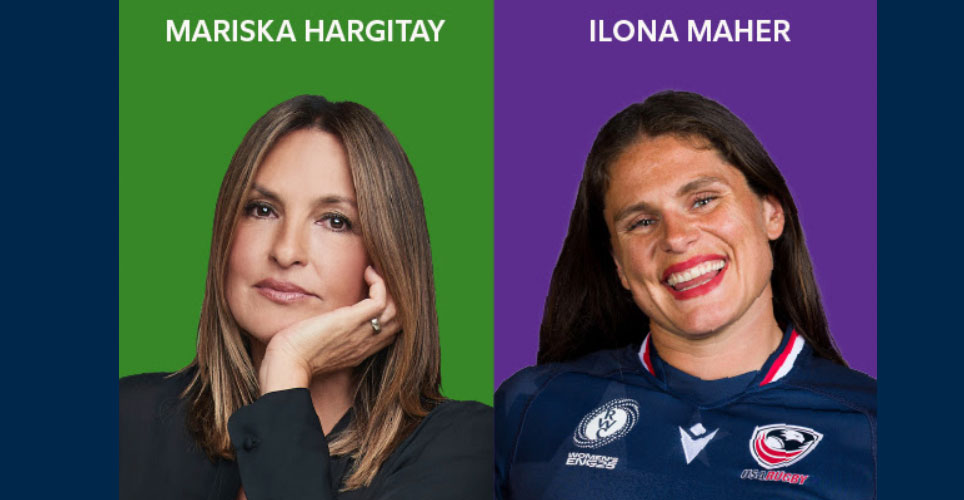 Color photo of Mariska Hargitay, Ilona Maher