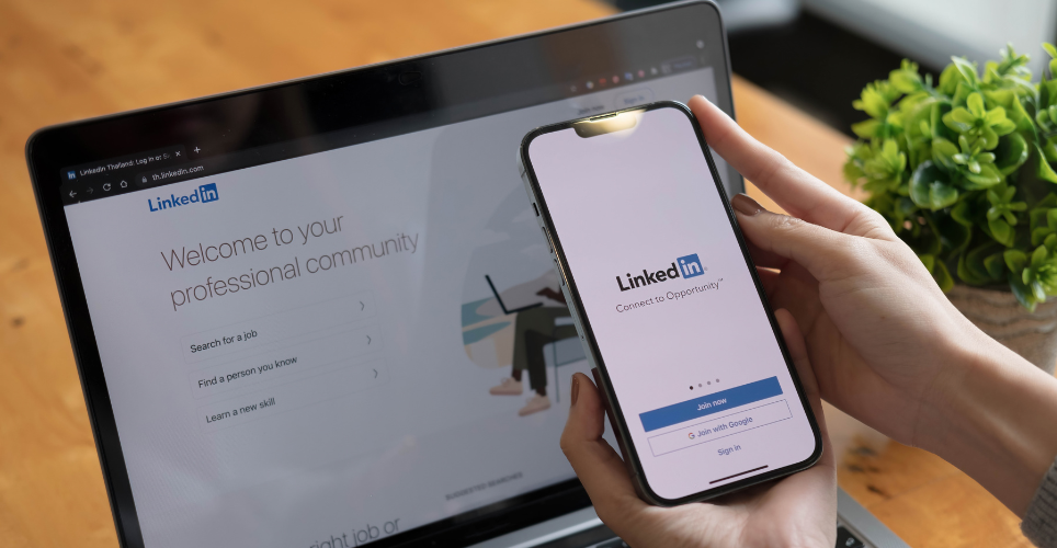 LinkedIn Learning app on an iPhone