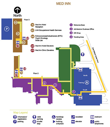 Map of Med Inn
