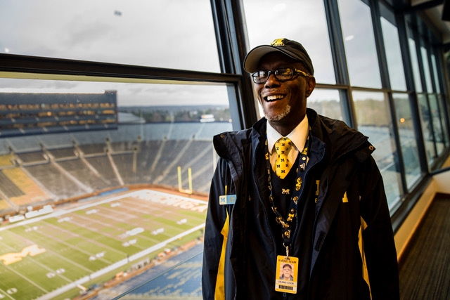 Deano Cook at Michigan Stadium