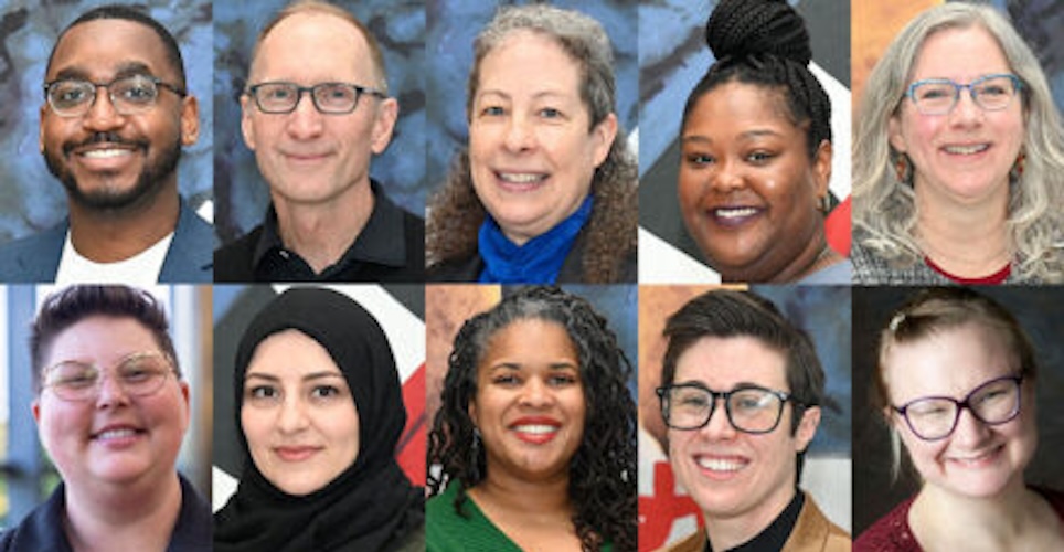 10 profile photos of Distinguished Diversity Leaders Award Winners arranged in two rows of five images